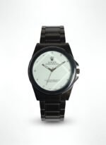 "Men’s Luxury Stainless Steel Quartz Wristwatch with White Dial – Classic Analog Watch with Gift Box" - Image 2