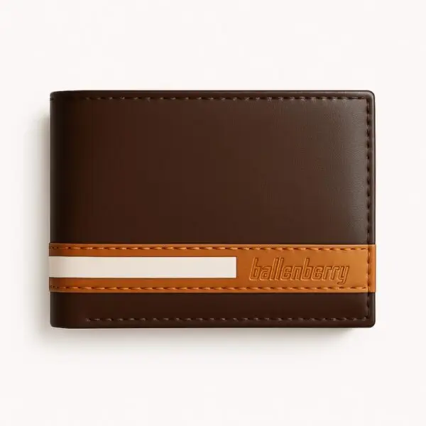 Tan Stylish Slim Wallet with Multiple Card Slots